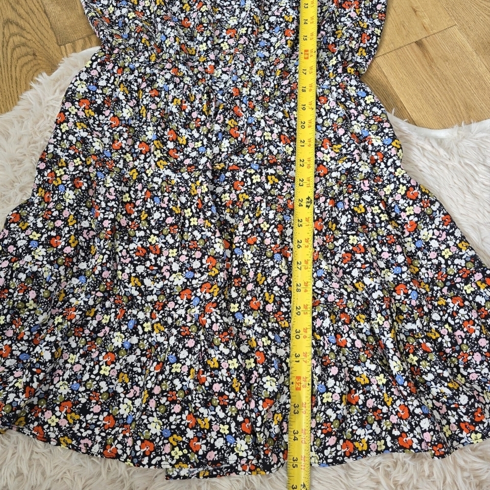 Rebecca Minkoff Ditsy Floral Print Ollie Viscose Mini Dress Size Small - Picture 5 of 11